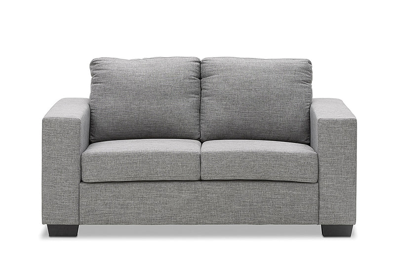 BONZA Fabric 2 Seater Sofa GREYStyleContemporary