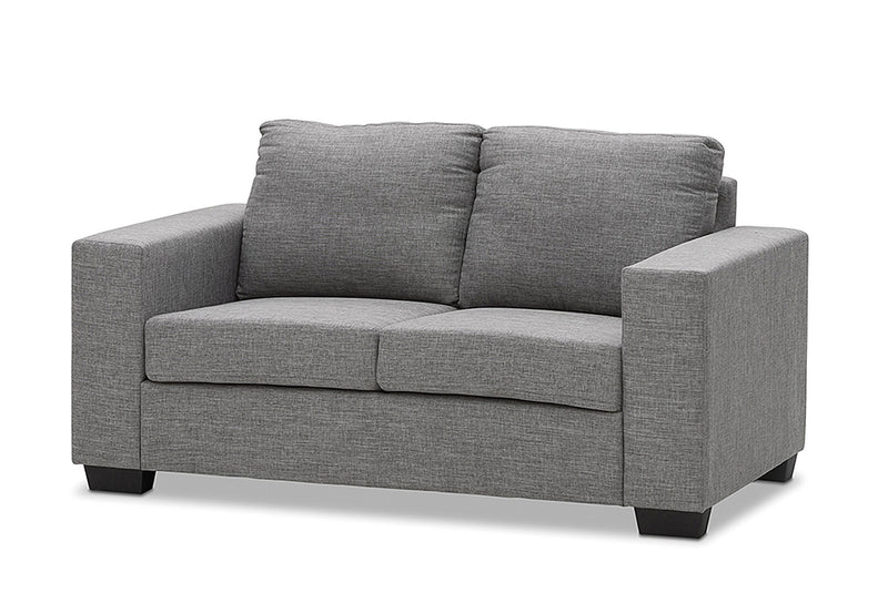 BONZA Fabric 2 Seater Sofa GREYStyleContemporary