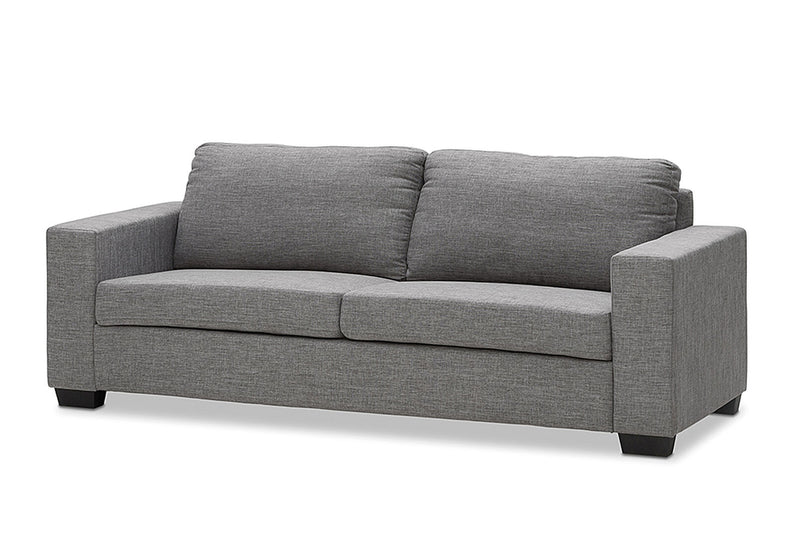 BONZA FABRIC 3 SEATER SOFA GREY