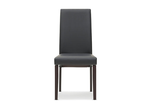 SUMMIT DINING CHAIR 	BLACK/CHARCOAL