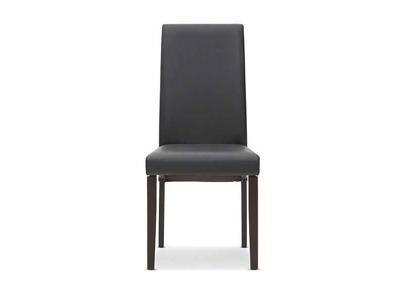 SUMMIT DINING CHAIR 	BLACK/CHARCOAL