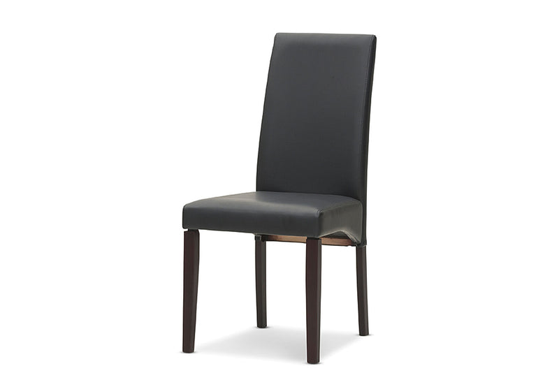 SUMMIT DINING CHAIR 	BLACK/CHARCOAL