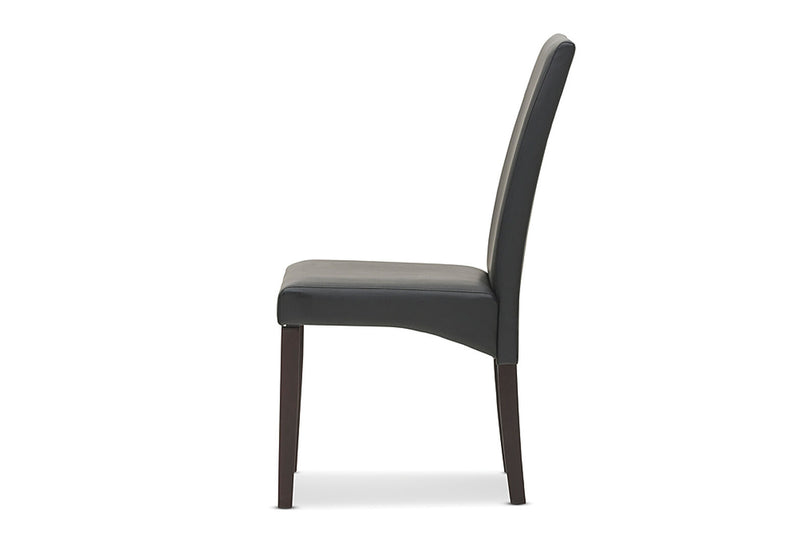 SUMMIT DINING CHAIR 	BLACK/CHARCOAL