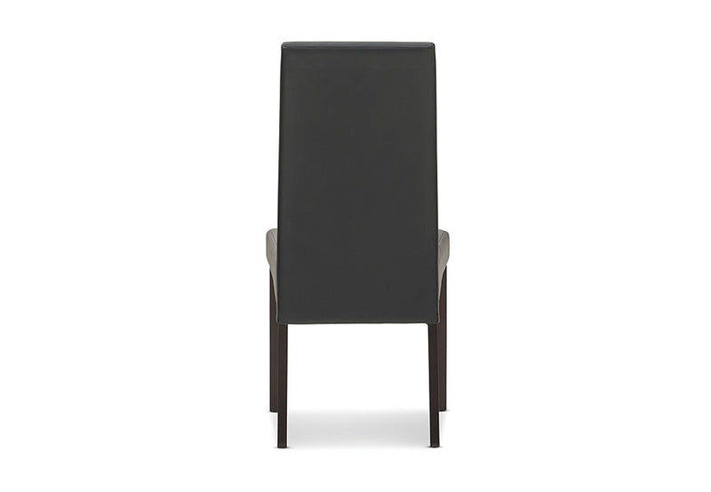 SUMMIT DINING CHAIR 	BLACK/CHARCOAL