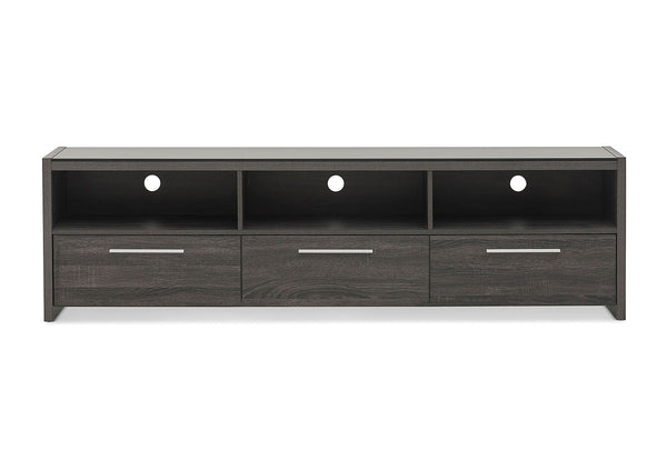 SUMMIT LARGE ENTERTAINMENT UNIT BLACK/CHARCOAL