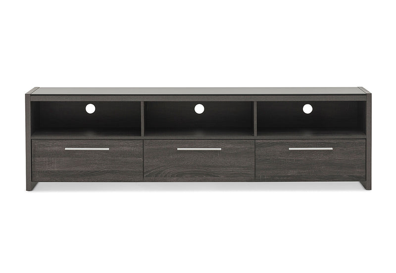 SUMMIT LARGE ENTERTAINMENT UNIT BLACK/CHARCOAL