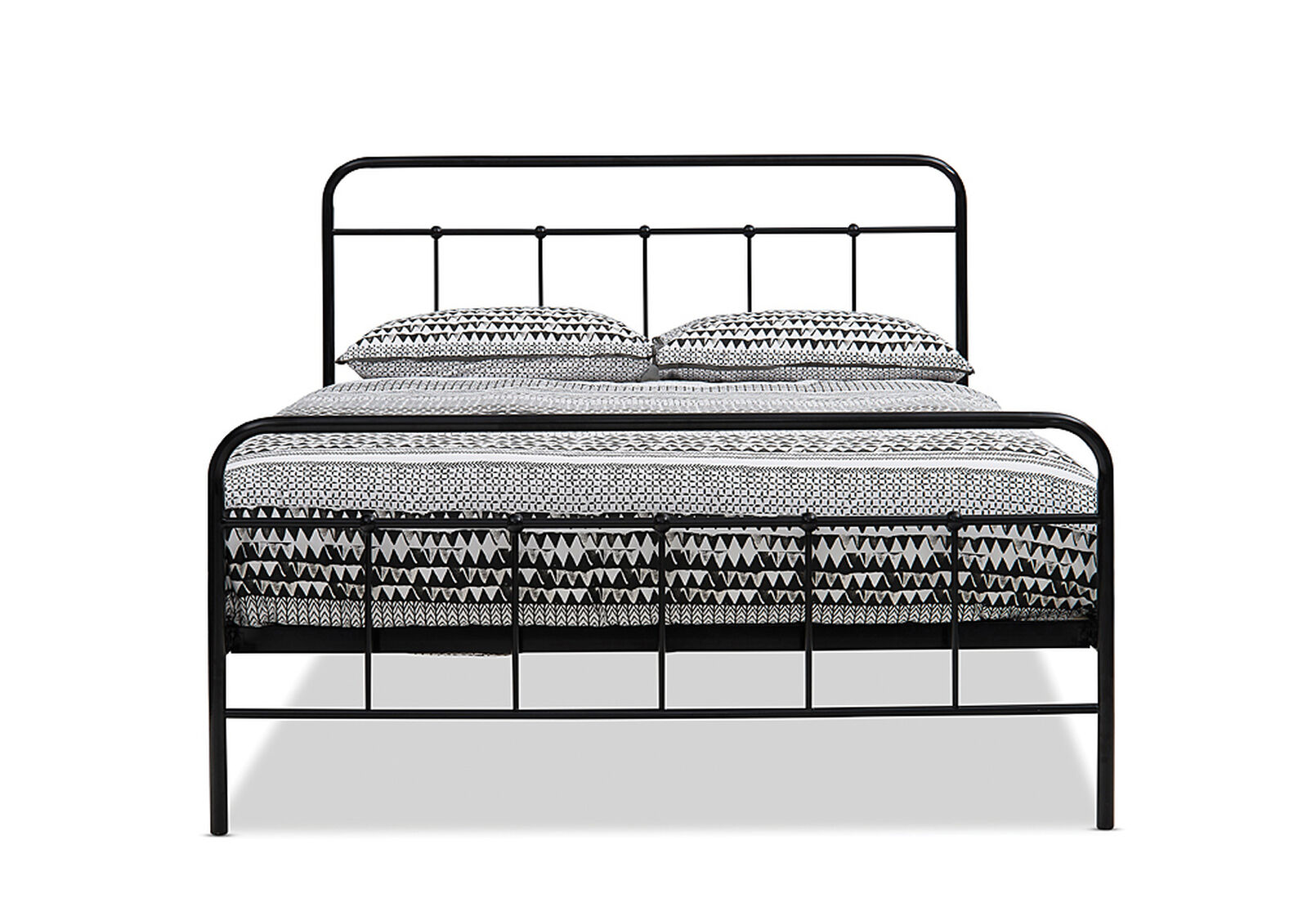 PREMIER DOUBLE BED GLOSS BLACK