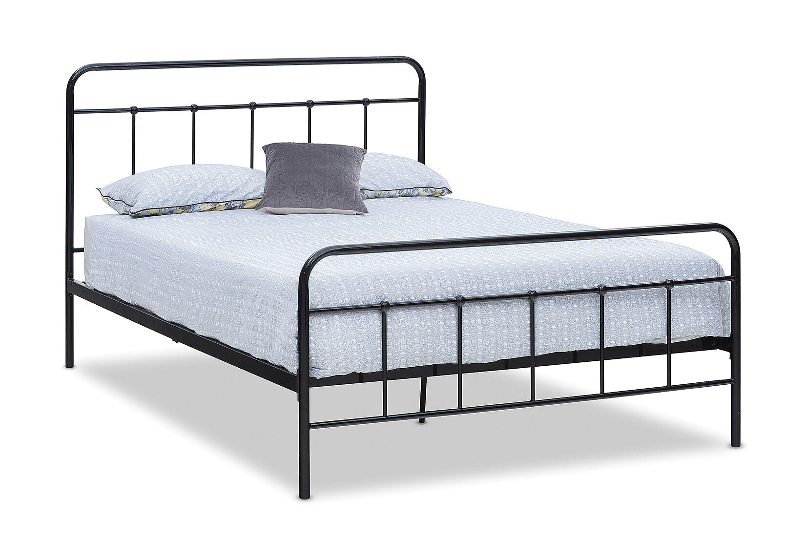 PREMIER QUEEN BED GLOSS BLACK