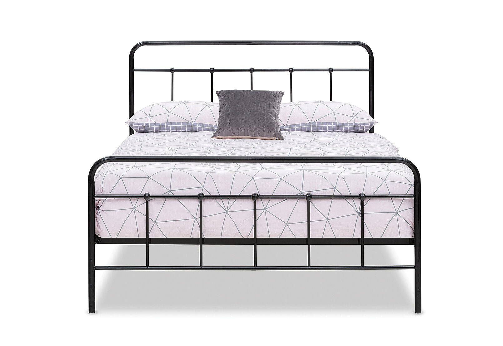PREMIER QUEEN BED GLOSS BLACK