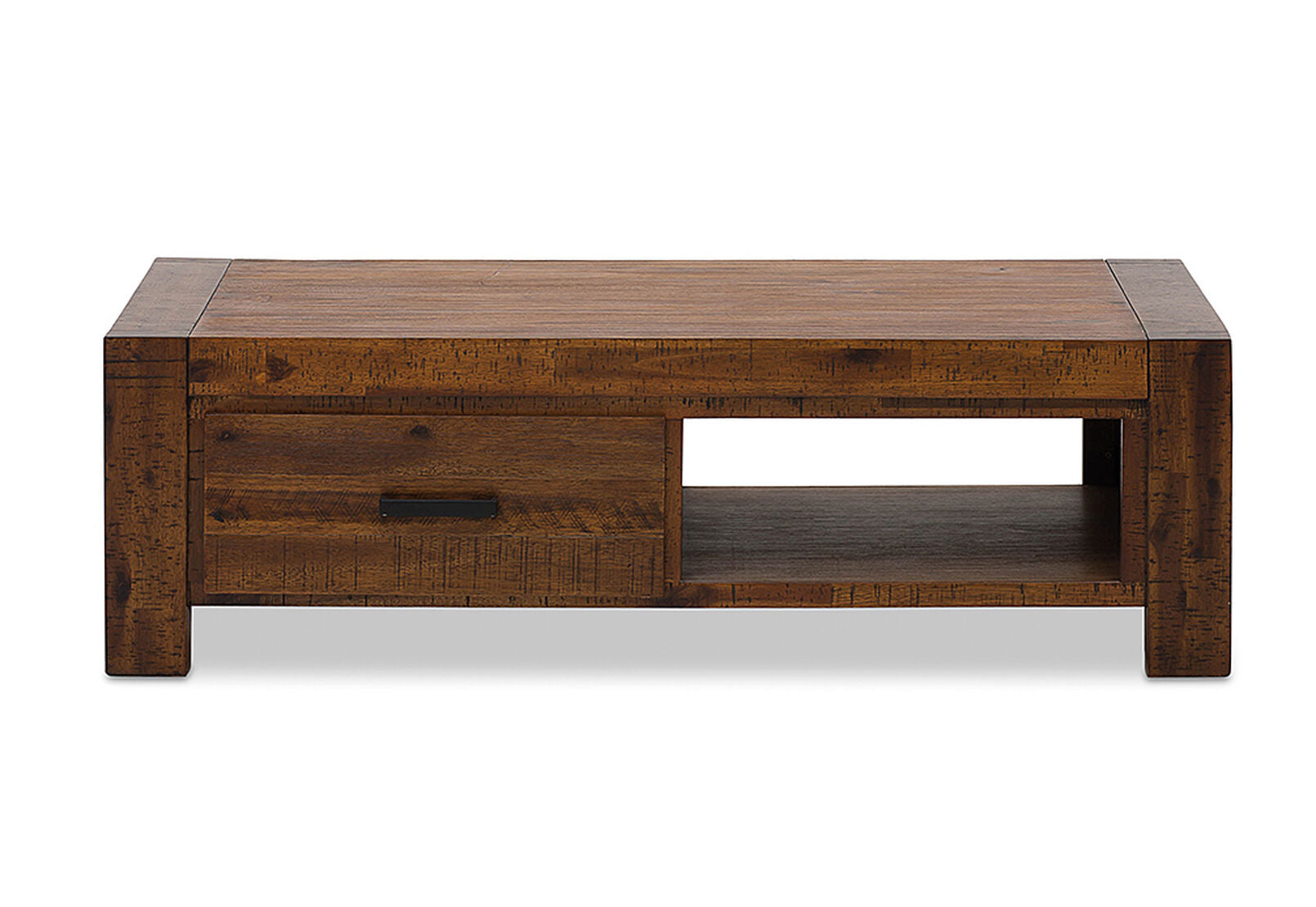 BISBEE COFFEE TABLE 	ANTIQUE BROWN