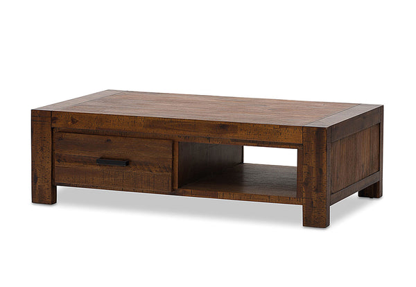 BISBEE COFFEE TABLE 	ANTIQUE BROWN