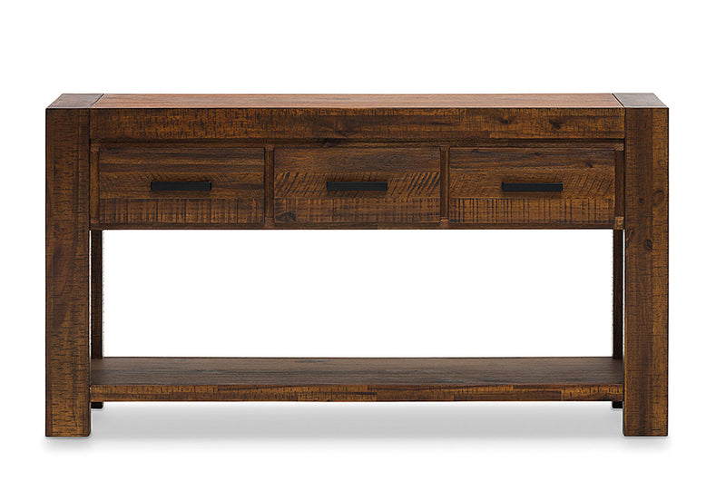 BISBEE SOFA TABLE ANTIQUE BROWN