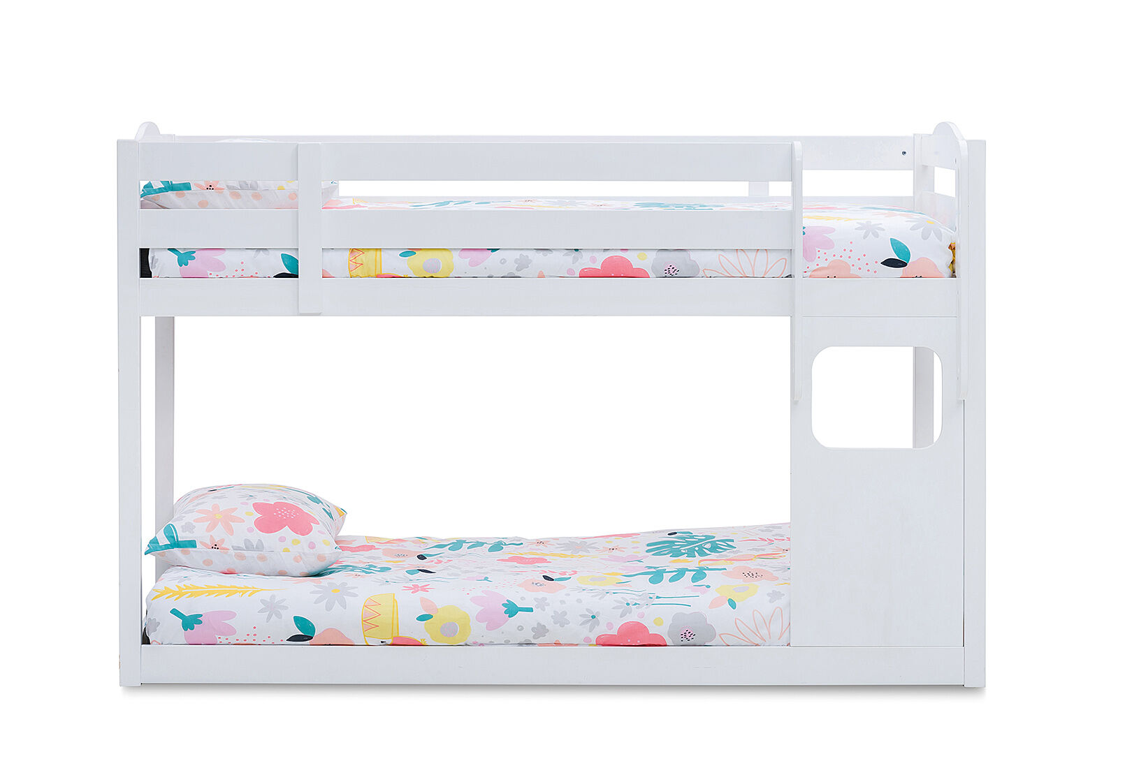 CAPTAIN JACK SINGLE CABIN BUNK BED WHITE