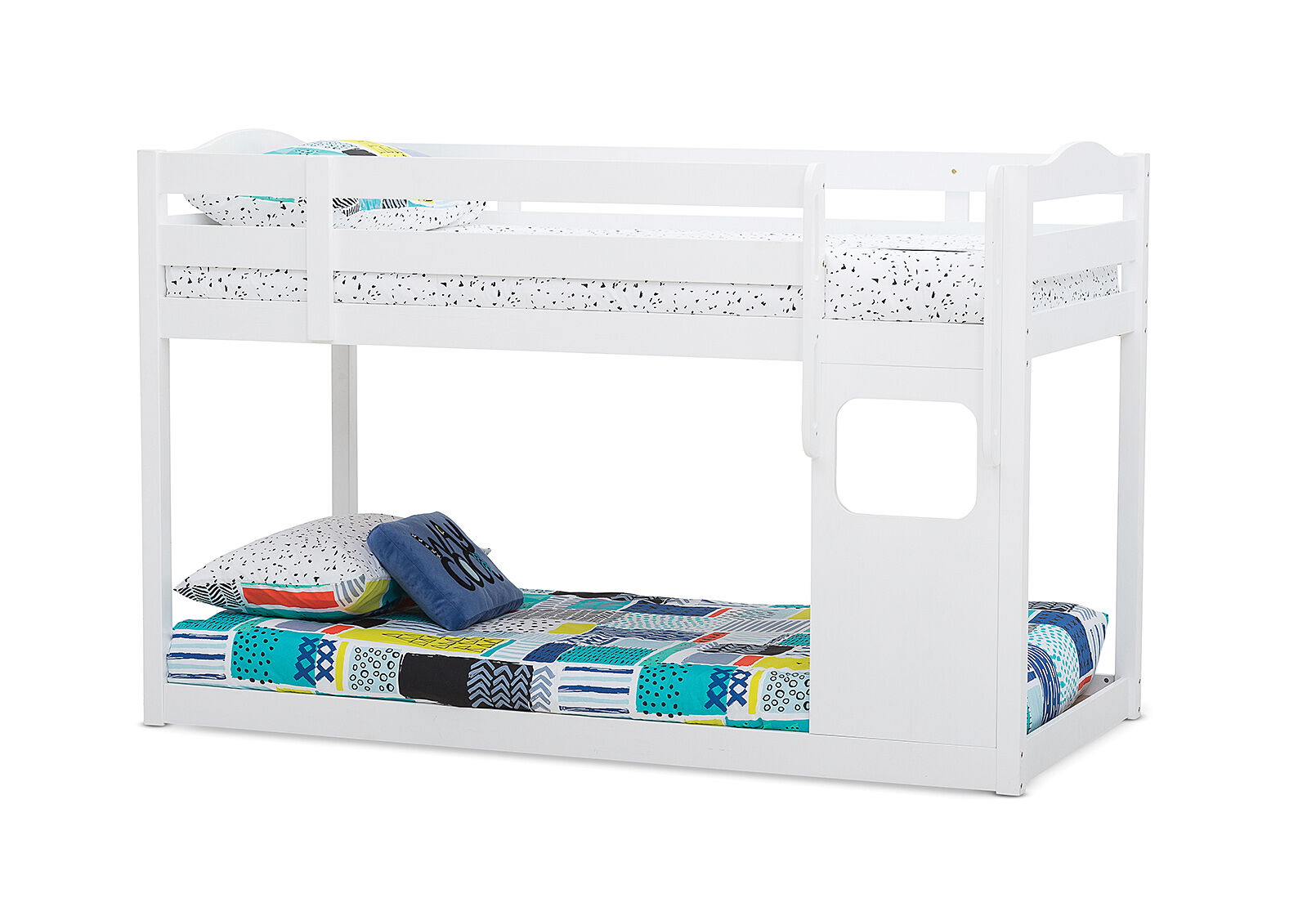 CAPTAIN JACK SINGLE CABIN BUNK BED WHITE
