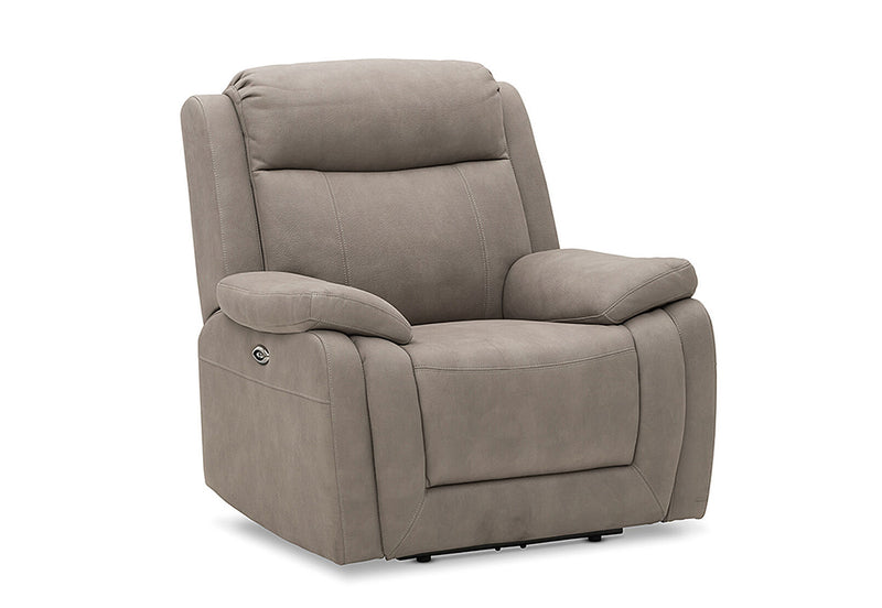 SAN MARCO FABRIC ELECTRIC RECLINER STONE