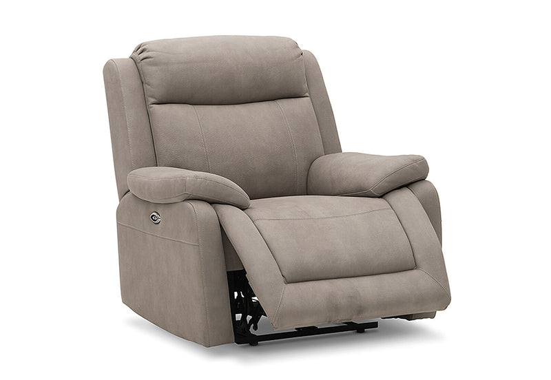 SAN MARCO FABRIC ELECTRIC RECLINER STONE