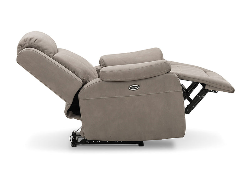 SAN MARCO FABRIC ELECTRIC RECLINER STONE