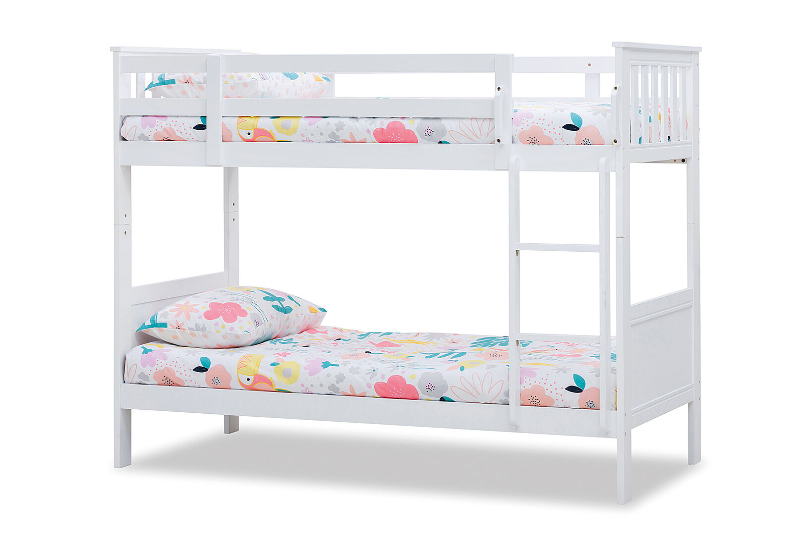 CAPTAIN JACK DOUBLE BUNK BED WHITE