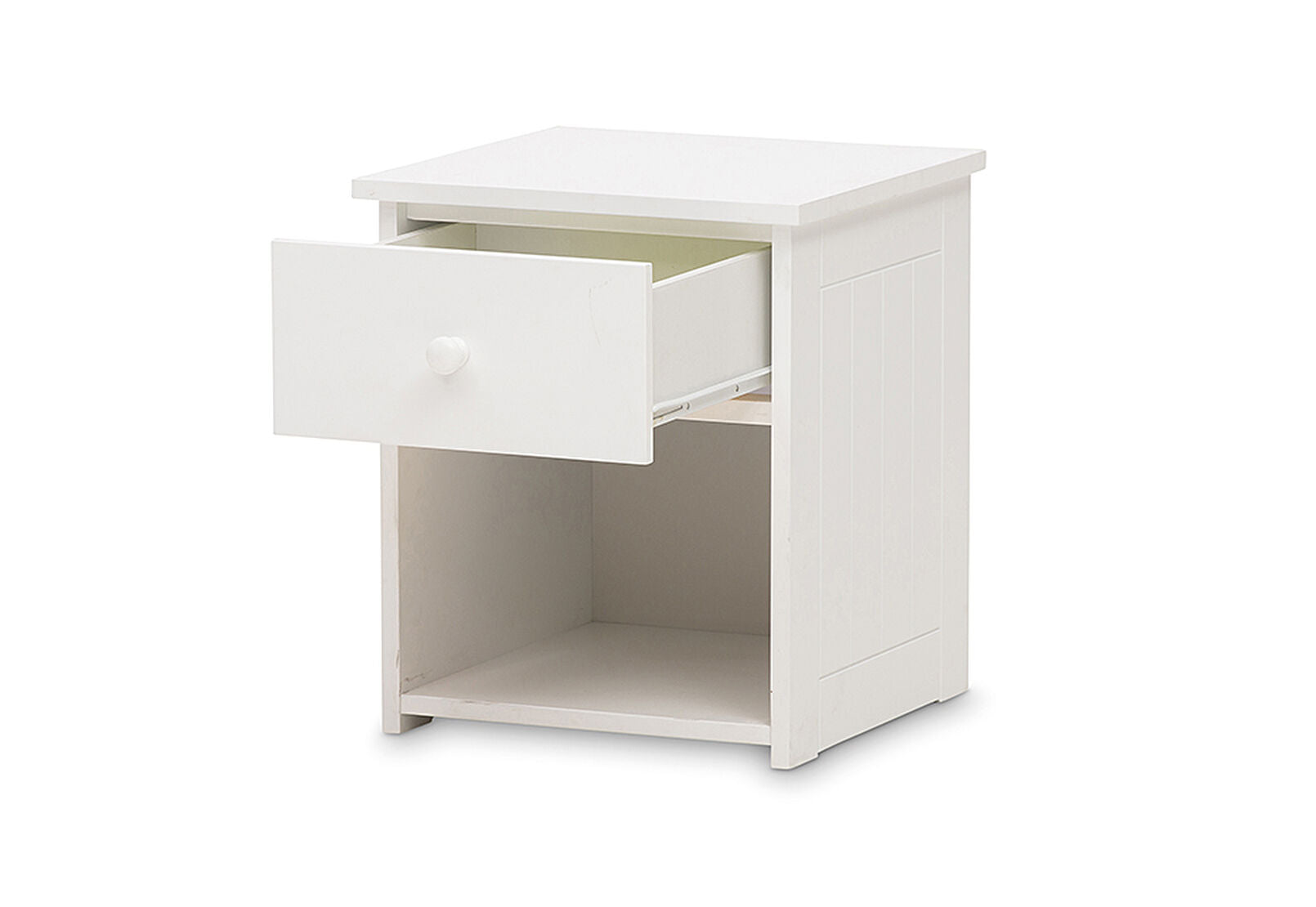 CAPTAIN JACK 1 DRAWER BEDSIDE WHITE