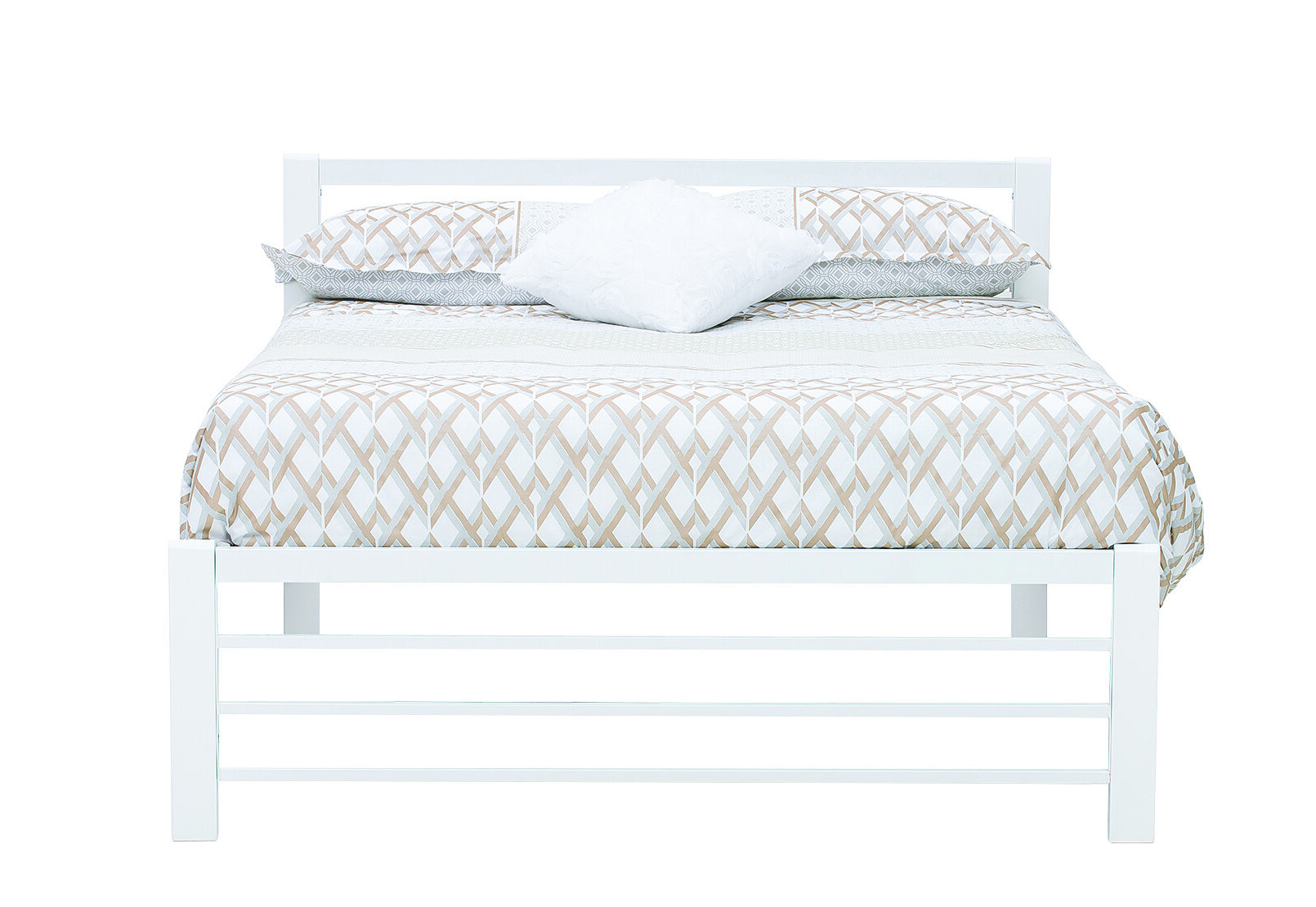ORIENT DOUBLE BED WHITE