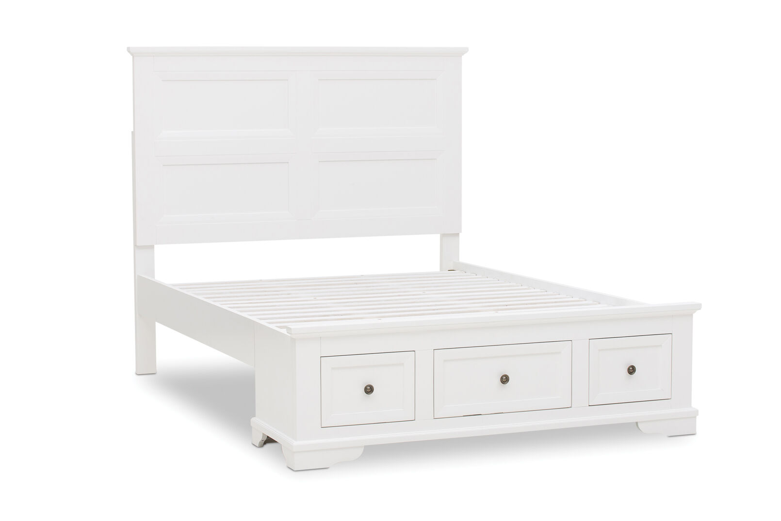 CHANELLE KING BED WHITE