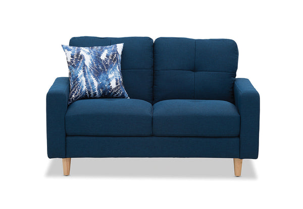 KELLER Fabric 2 Seater NAVY BLUEStyleScandi