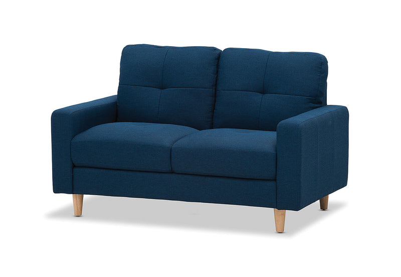 KELLER Fabric 2 Seater NAVY BLUEStyleScandi