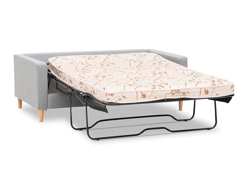 MADELINE FABRIC SOFA BED LIGHT GREY