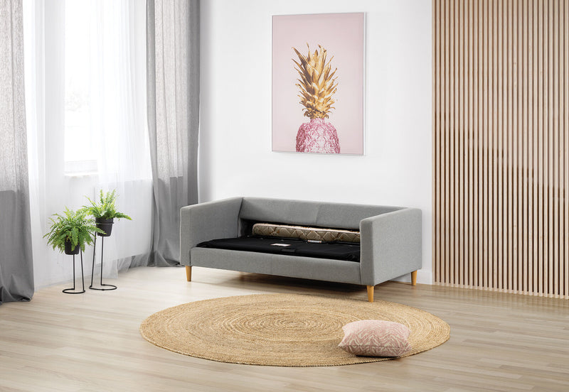 MADELINE FABRIC SOFA BED LIGHT GREY