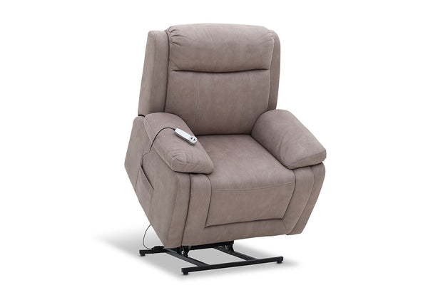 SAN MARCO FABRIC ELECTRIC LIFT CHAIR STONE