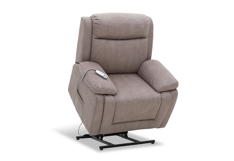SAN MARCO FABRIC ELECTRIC LIFT CHAIR STONE