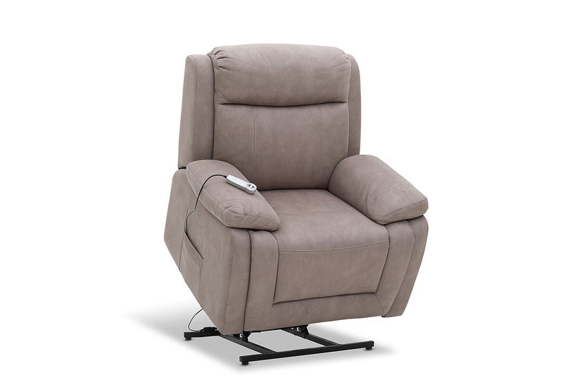 SAN MARCO FABRIC ELECTRIC LIFT CHAIR STONE