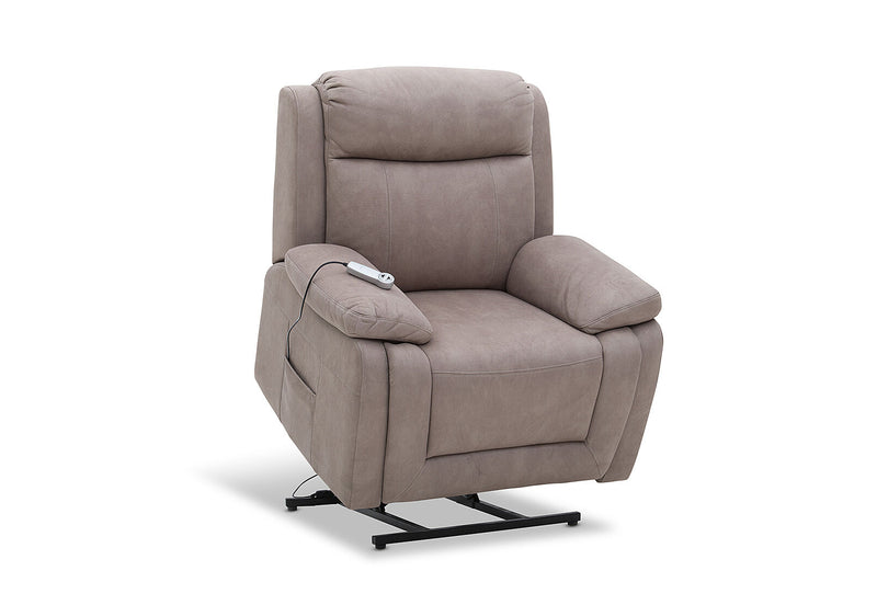 SAN MARCO FABRIC ELECTRIC LIFT CHAIR STONE