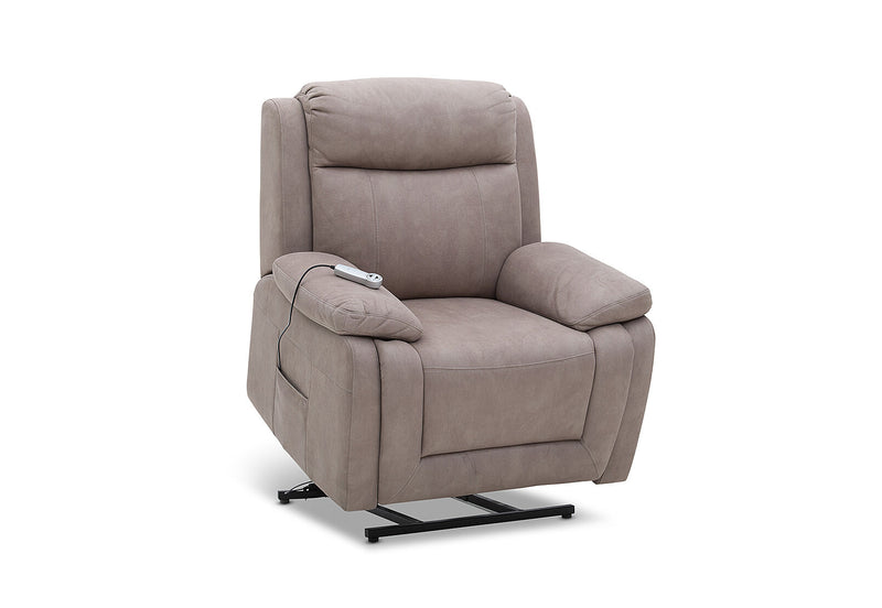 SAN MARCO FABRIC ELECTRIC LIFT CHAIR STONE