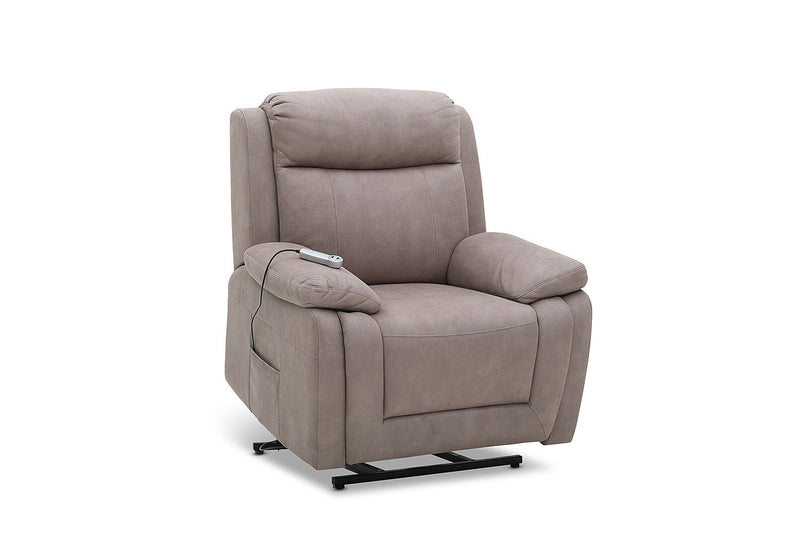 SAN MARCO FABRIC ELECTRIC LIFT CHAIR STONE