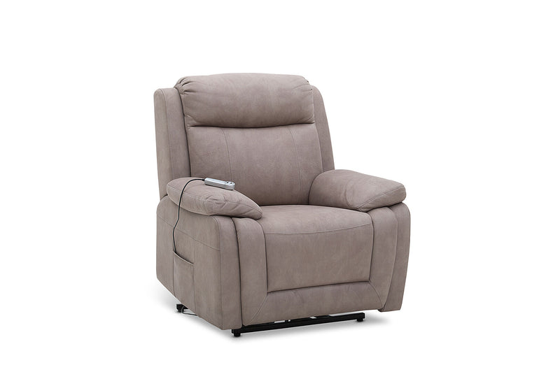 SAN MARCO FABRIC ELECTRIC LIFT CHAIR STONE
