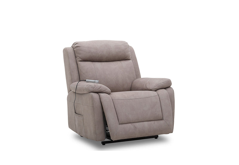 SAN MARCO FABRIC ELECTRIC LIFT CHAIR STONE