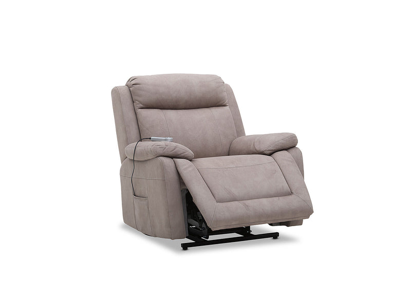 SAN MARCO FABRIC ELECTRIC LIFT CHAIR STONE