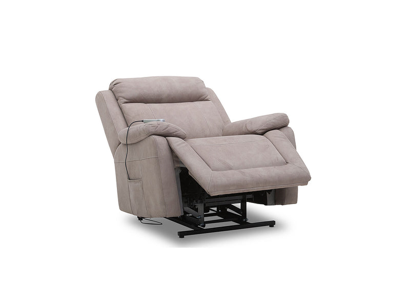 SAN MARCO FABRIC ELECTRIC LIFT CHAIR STONE