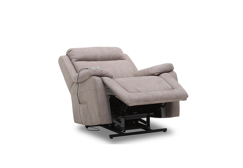 SAN MARCO FABRIC ELECTRIC LIFT CHAIR STONE