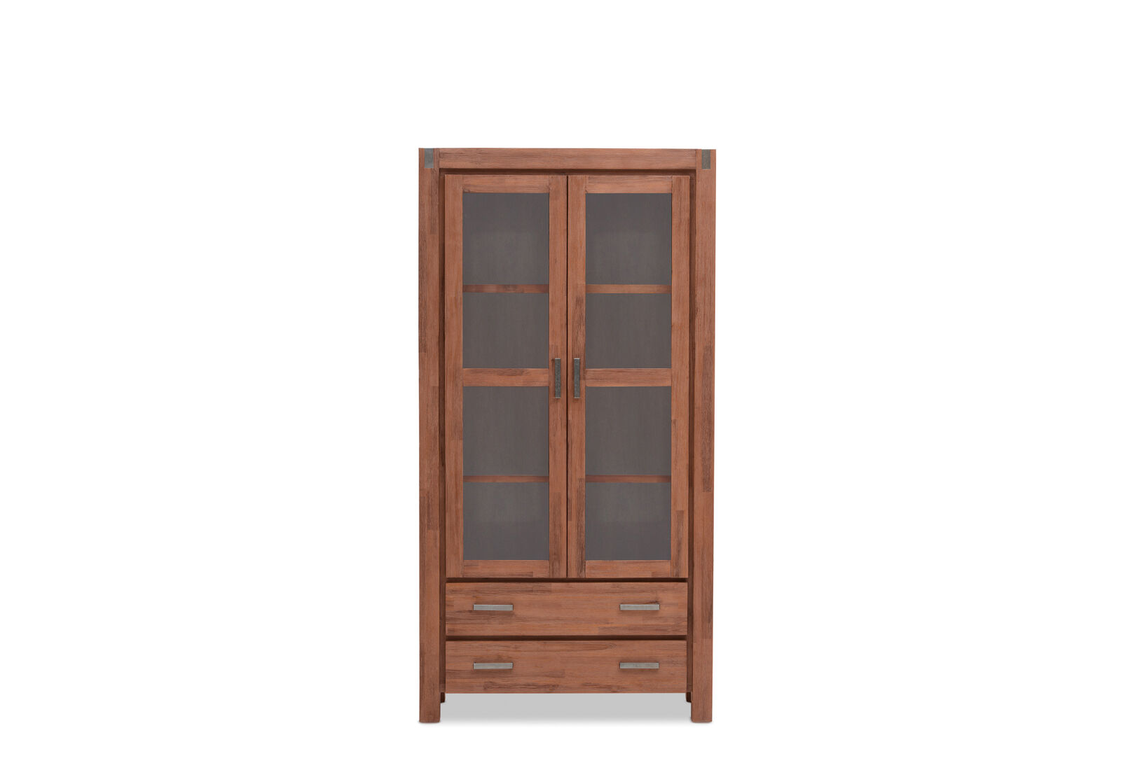 SILVERWOOD DISPLAY CABINET PEWTER