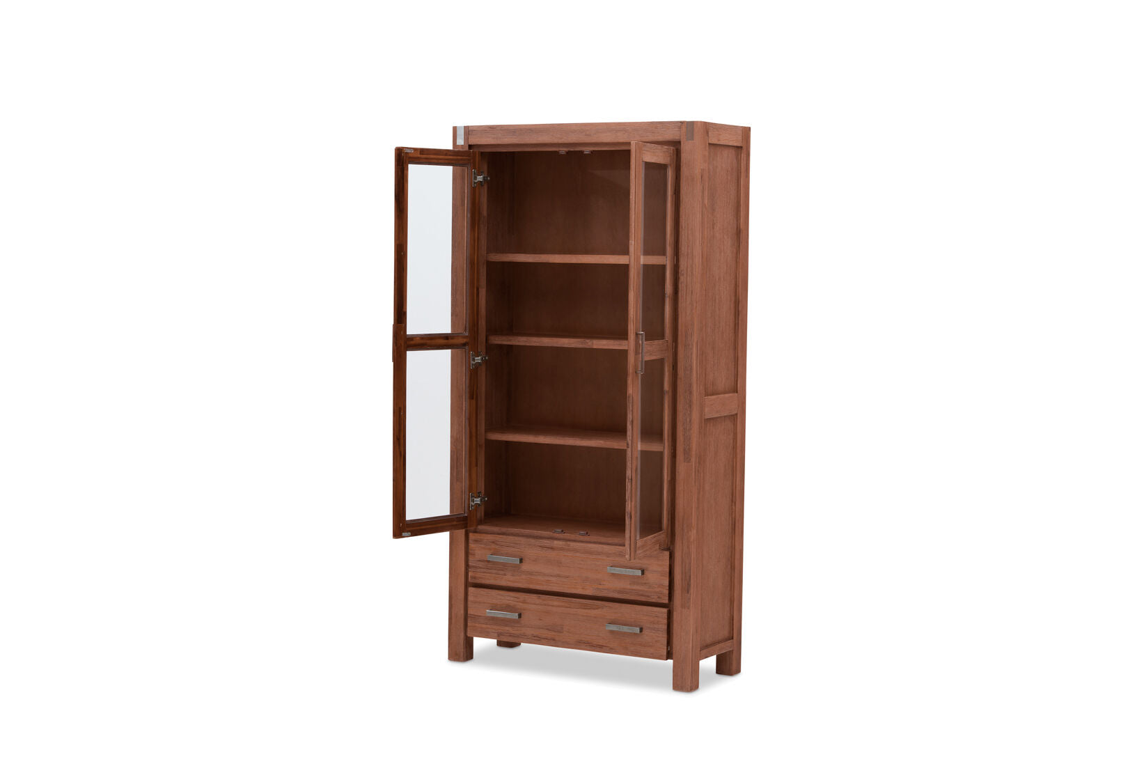 SILVERWOOD DISPLAY CABINET PEWTER
