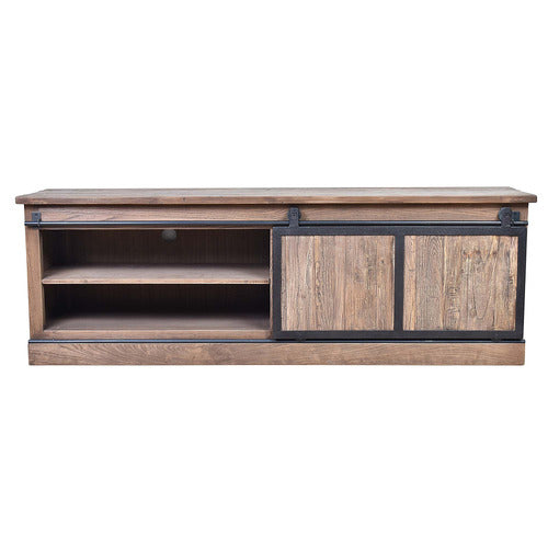 CHARTWELL HOME HOUTTUM RECLAIMED ELM WOOD ENTERTAINMENT UNIT