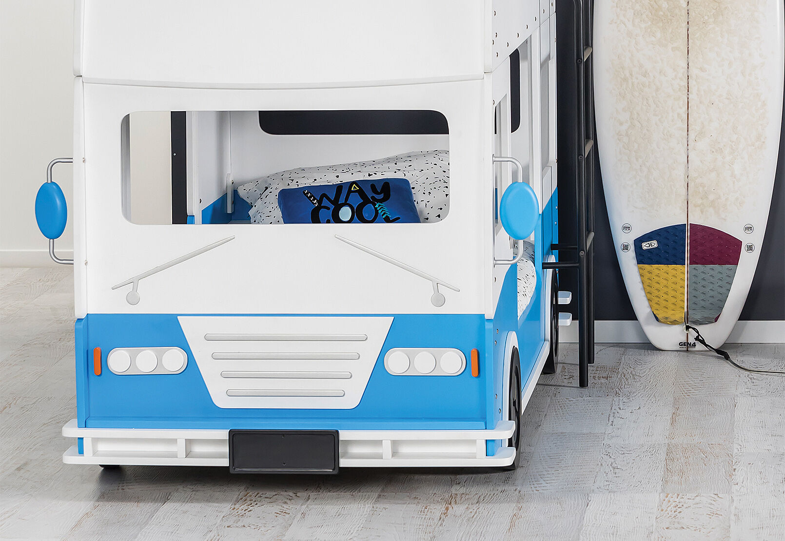 KOMBIE MK2 BUNK BED BLUE/WHITE