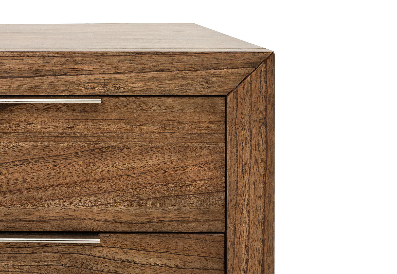 SORVINO 4 DRAWER TALL CHEST LIGHT WALNUT