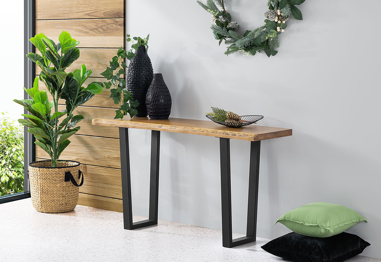 NERO SOFA TABLE NATURAL WALNUT