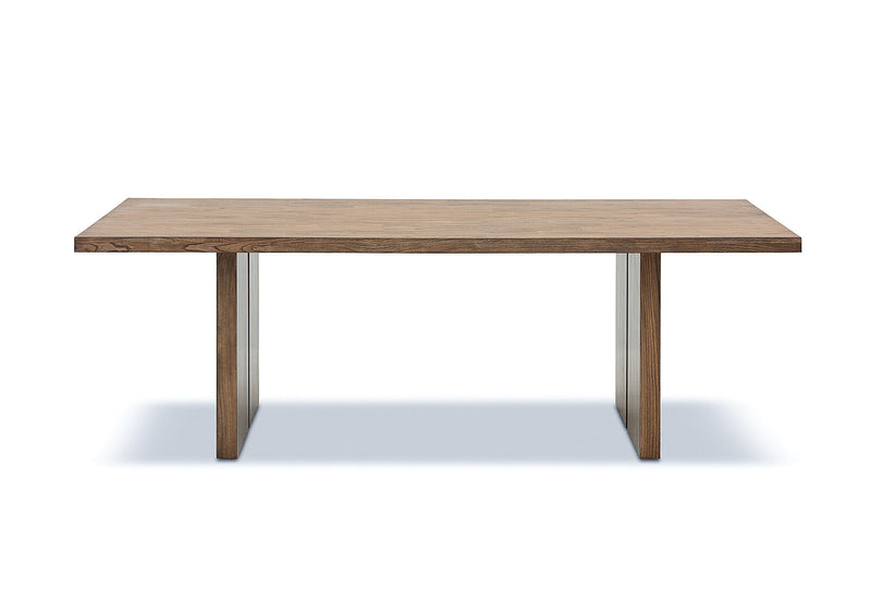 SORVINO 2400 DINING TABLE LIGHT WALNUT