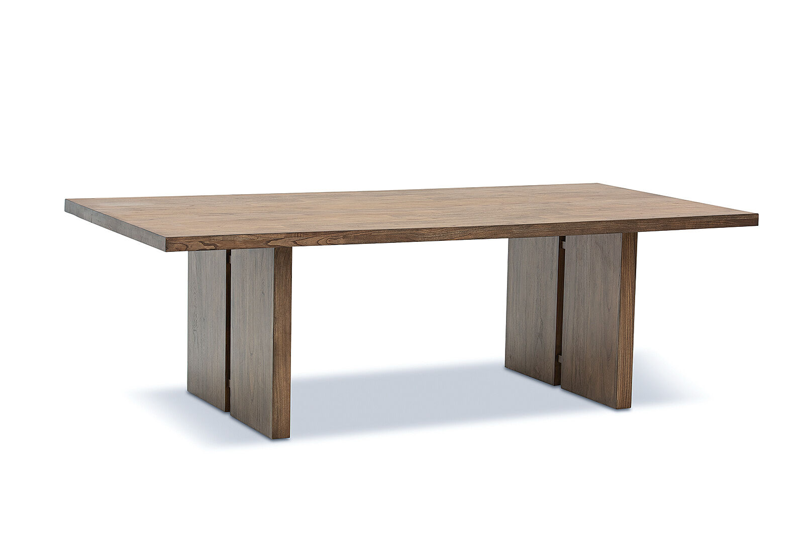 SORVINO 2400 DINING TABLE LIGHT WALNUT