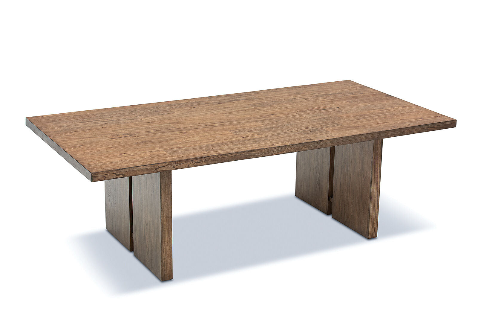 SORVINO 2400 DINING TABLE LIGHT WALNUT