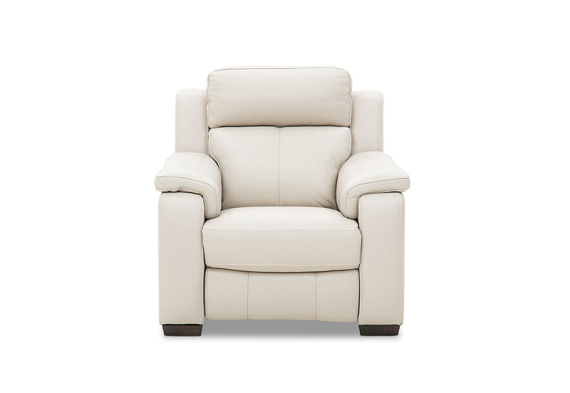 CAPELLO LEATHER ELECTRIC RECLINER BEIGE